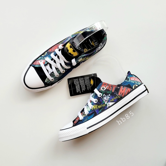 Converse Chuck Taylor All Star Ox X Batman Joker Multicolor Men's 3 Women's 5 - Picture 2 of 6
